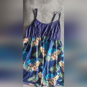 SHEIN Navy Floral Dress